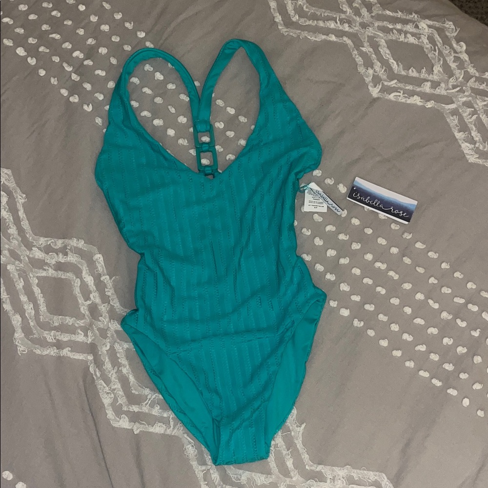 Isabella Rose Swimwear Teal Women's One Piece Swimsuit